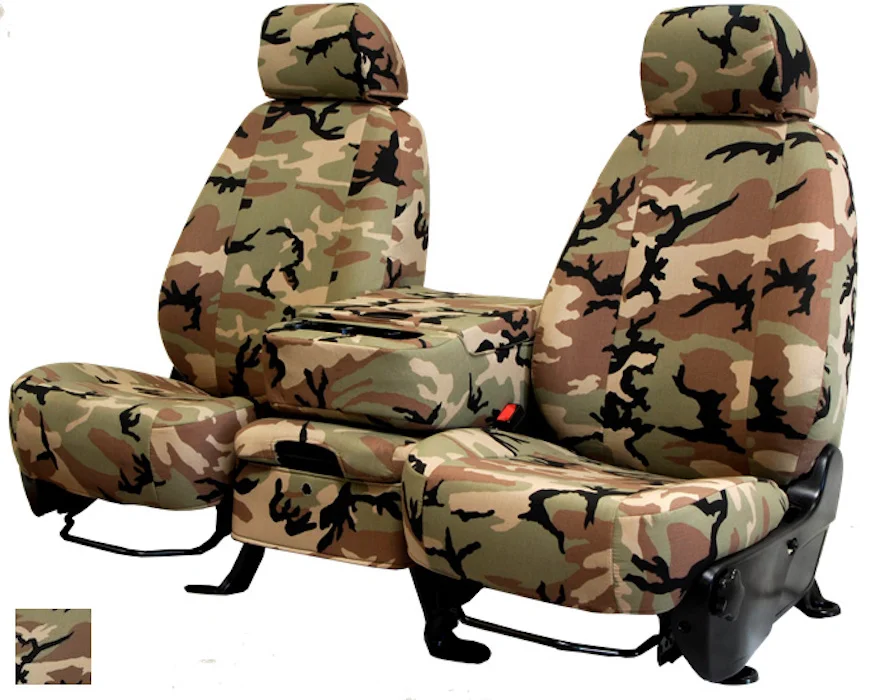 CalTrend Retro Camouflage Seat Covers
