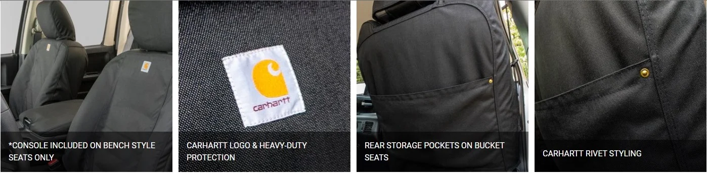 Carhartt Black SeatSaver Seat Covers