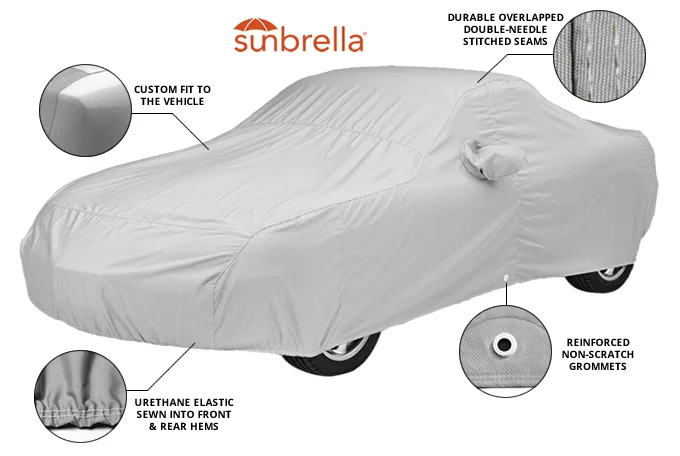 Covercraft Custom Fit Car Covers Sunbrella C18370D4 2018-2020