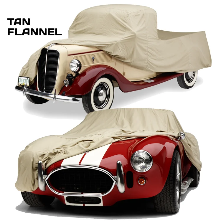 Covercraft Tan Flannel Car Cover