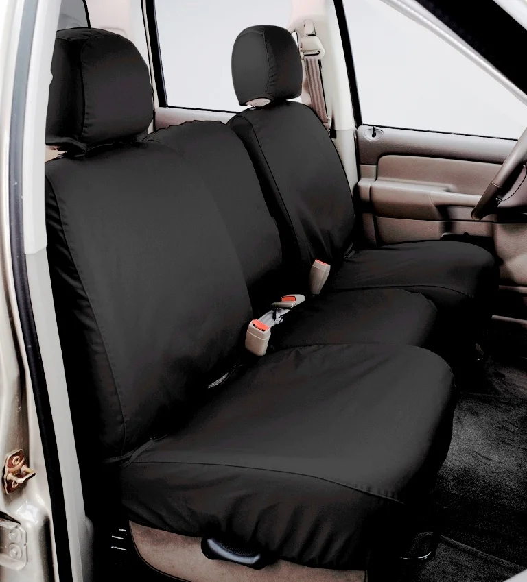 Grey Covercraft Custom-Fit Rear-Second Seat Bench SeatSaver Seat Covers Polycotton Fabric 