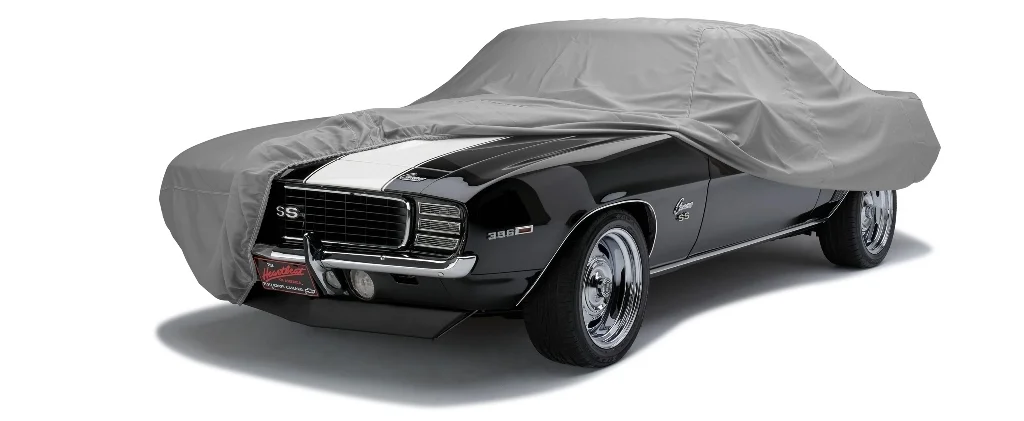 Fleeced Satin Black Covercraft Custom Fit Car Cover for Select Chrysler Imperial Models FS7680F5 