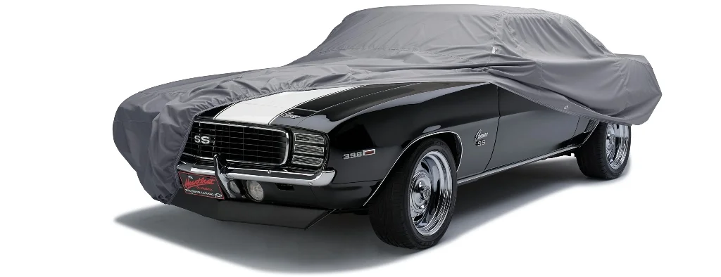 Black Covercraft Custom Fit Car Cover for Select Chevrolet Models Fleeced Satin FS12172F5 