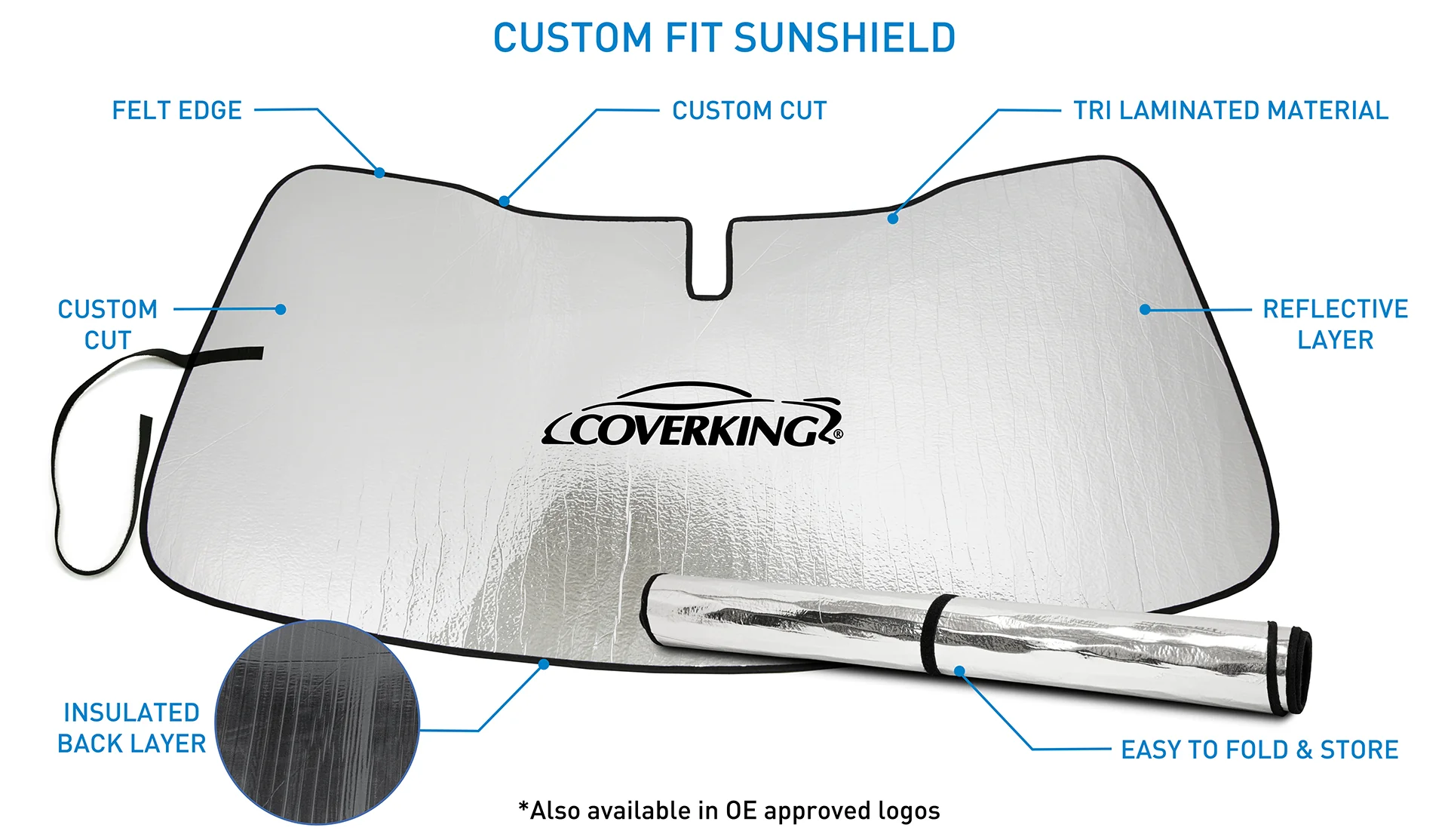 Coverking Windshield Sun Shield
