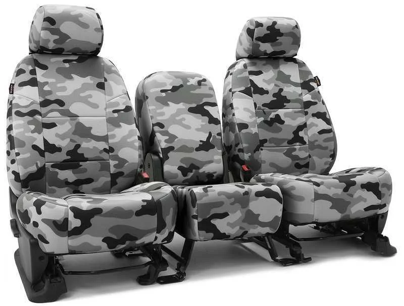 Camo Seat Covers Camouflage Car Custom Fit - Snow Camouflage Seat Covers