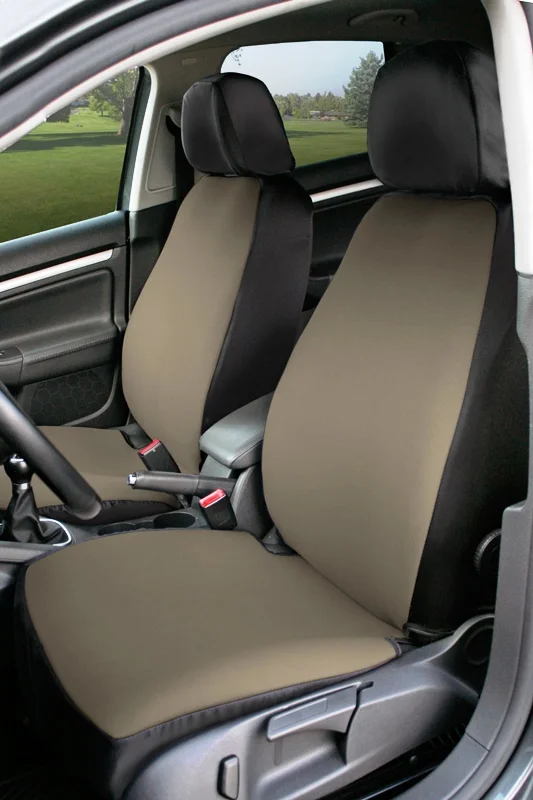 Coverking Value Custom Car Seat Covers: Beige