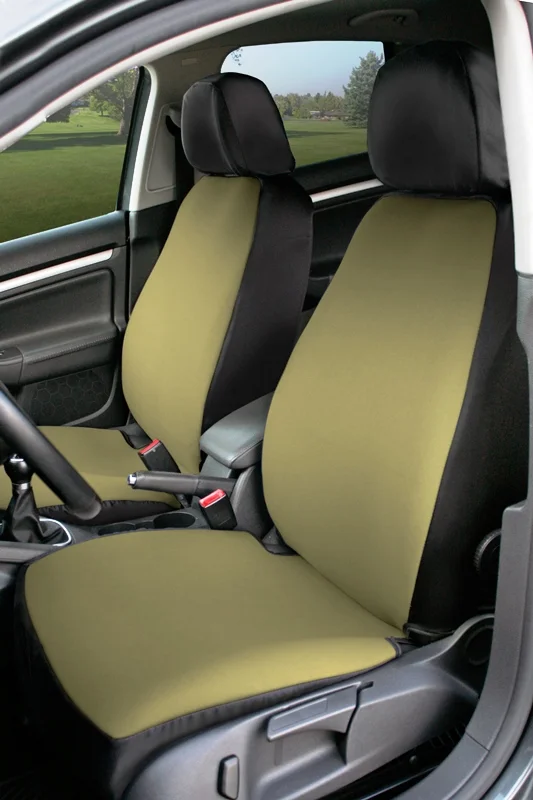 Coverking Value Custom Car Seat Covers: Tan