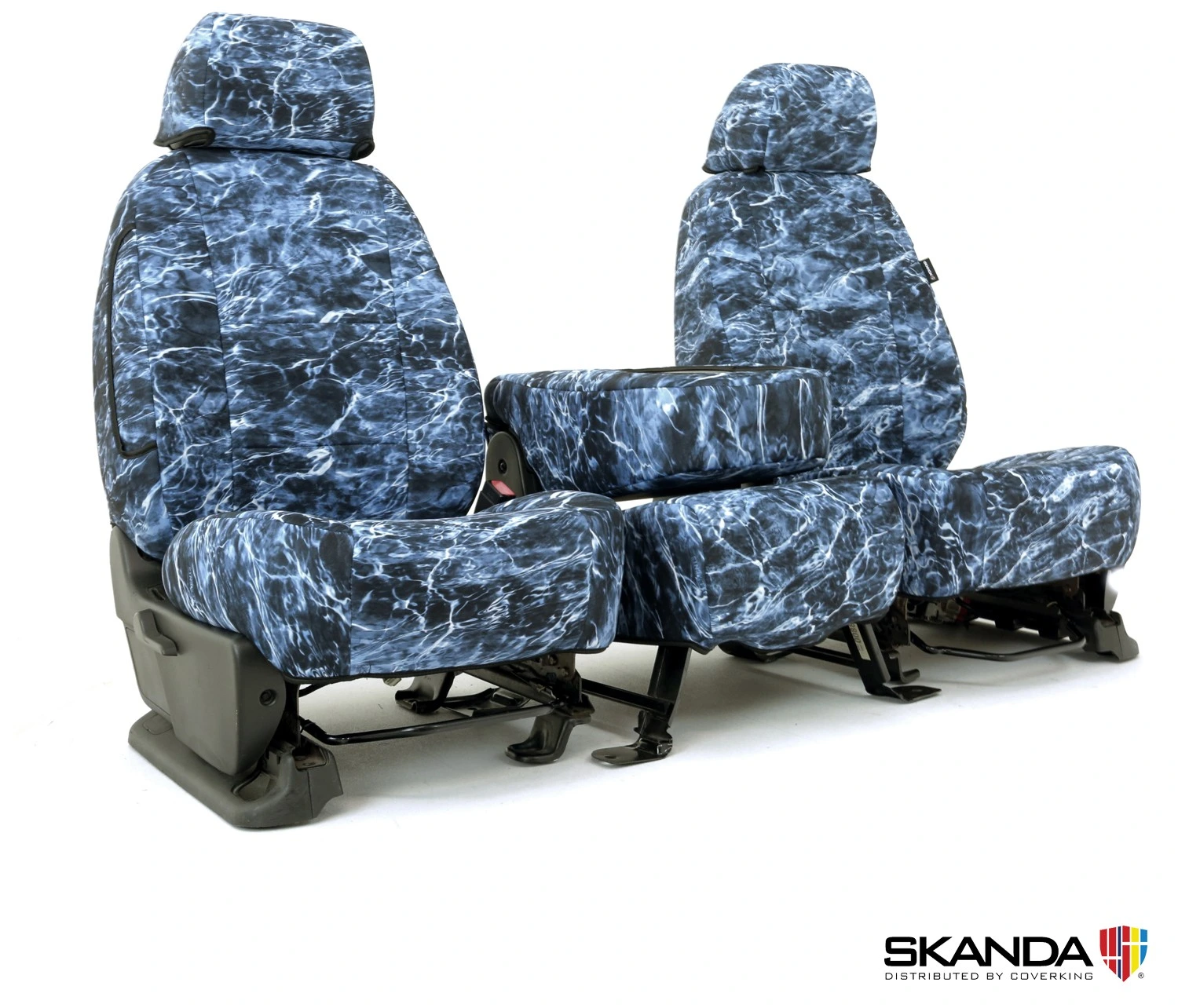 Mossy Oak Blue Fin Seat Cover