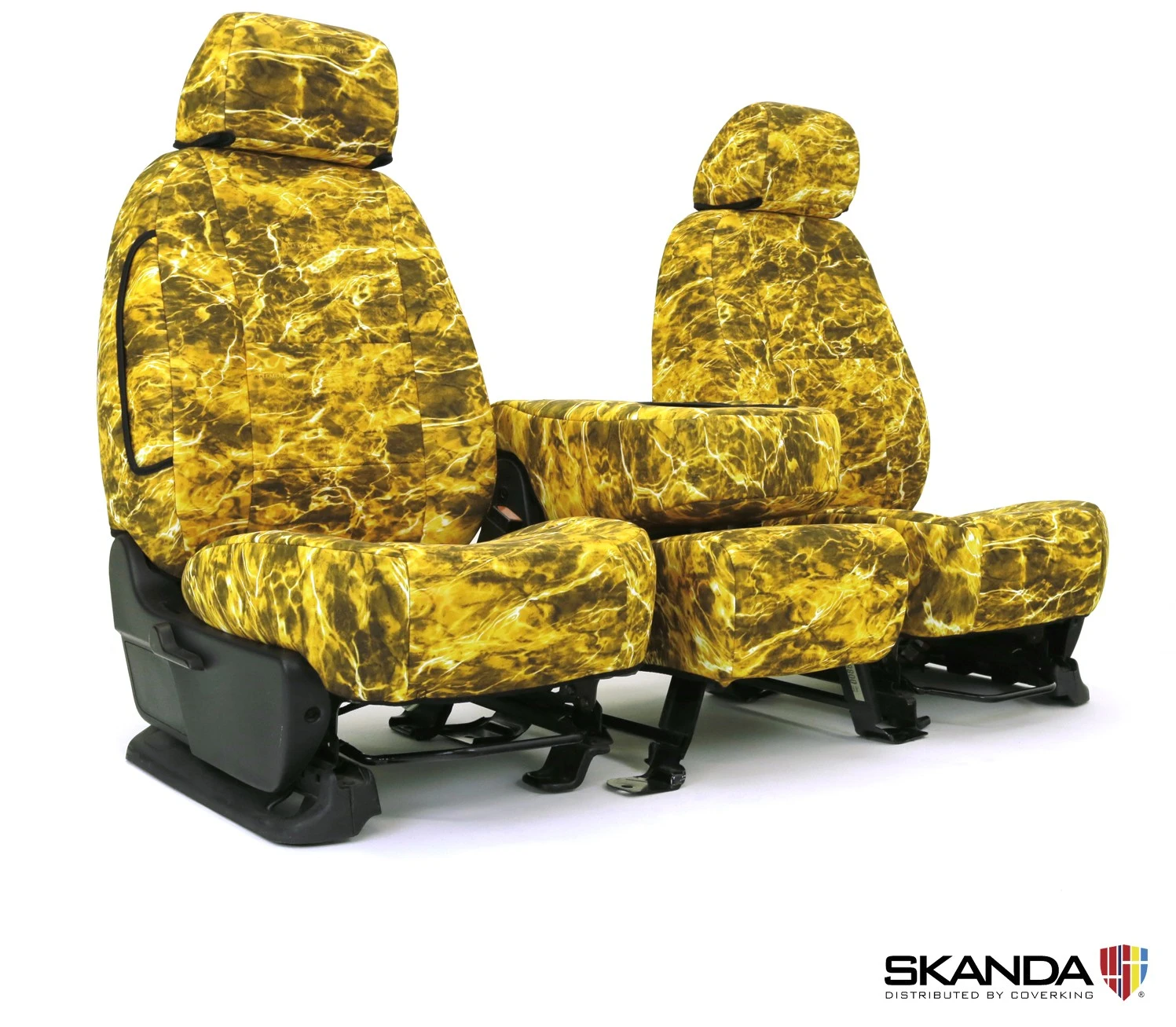 Mossy Oak Yellow Fin Seat Cover