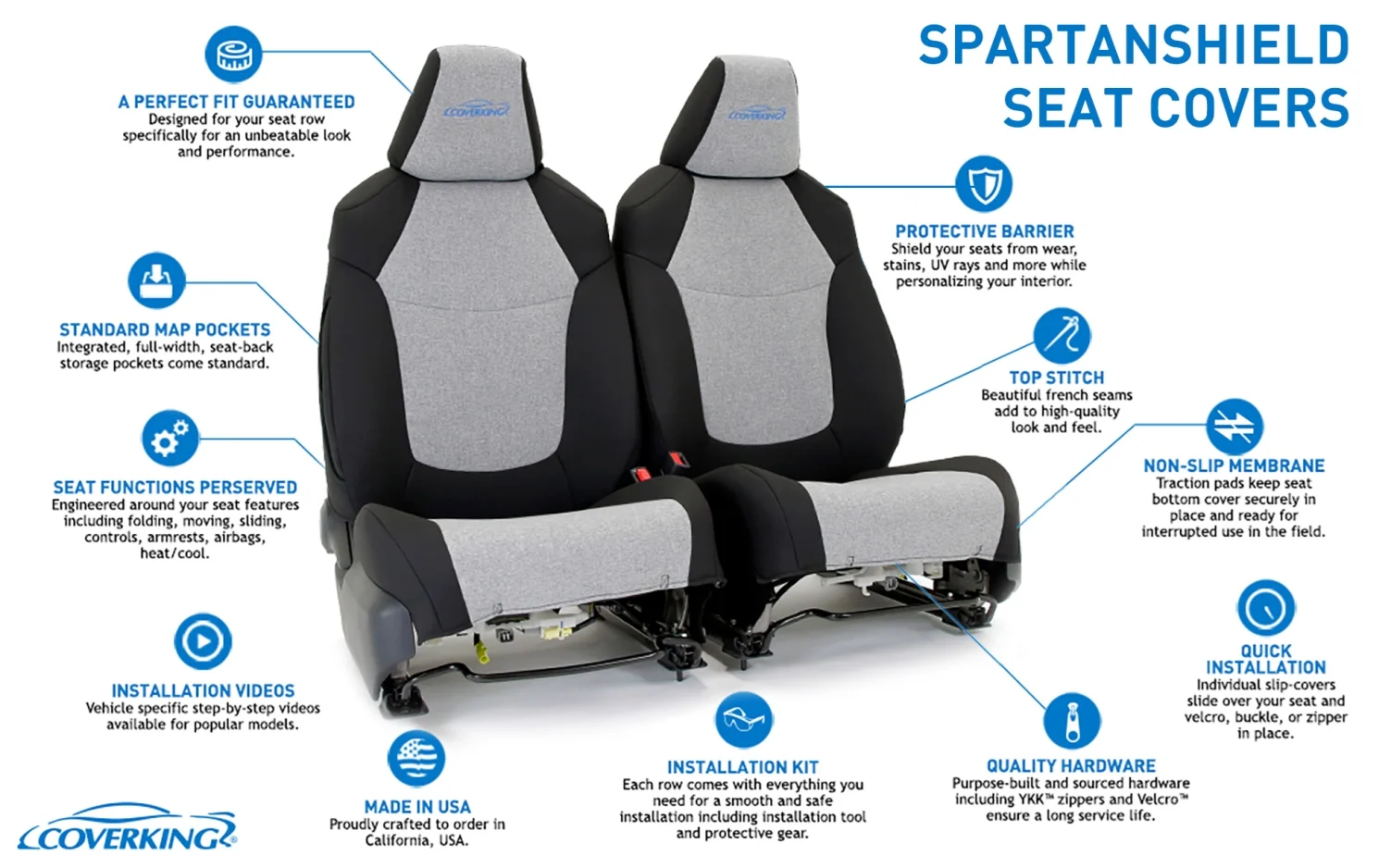 Coverking SpartanShield Seat Covers