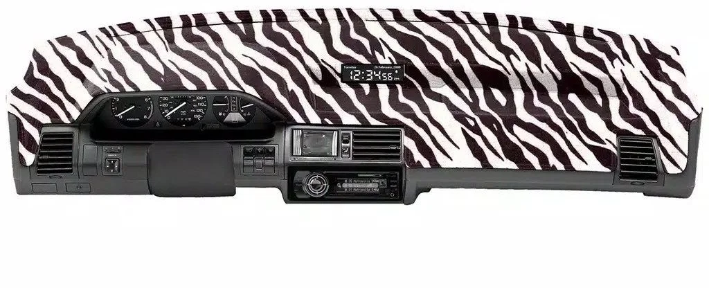 Coverking Fashion Print Dash Cover, Zebra & Leopard Print Dashboard Cover