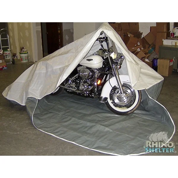 Rhino Shelter Motorcycle Cover Cycle Pocket